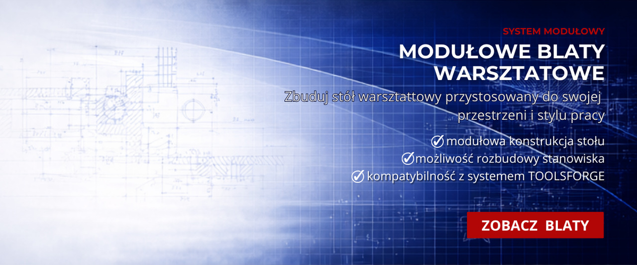 Modułowe blaty warsztatowe
