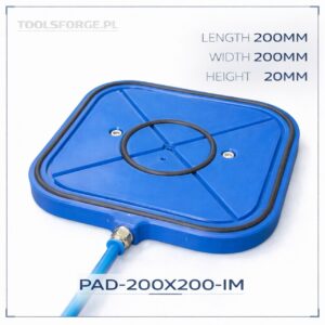 PAD-200X200-IM – Duża podkładka próżniowa 200x200 mm