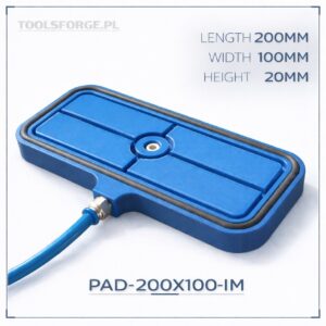 SYEM BLATÓW MODUŁOWCH PAD-100X200-IM Uniwersalna podkładka próżniowa 100x200 mm